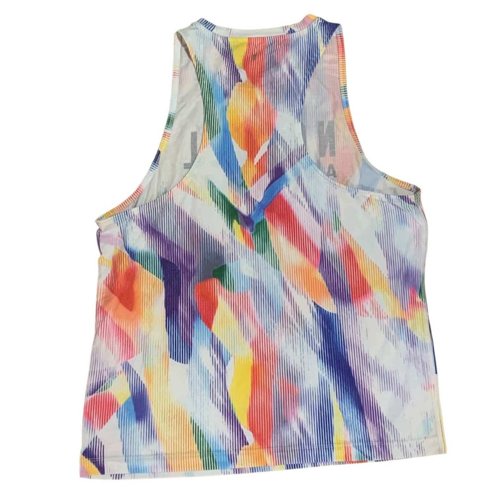 NOBULL Muscle Tank Women Large Rainbow All Pride Graphic Sleeveless Gym Top - Picture 3 of 6